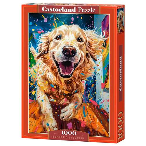 新品现货Castorland巧思进口拼图1000片 动感光谱105182