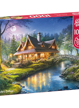 CherryPazzi樱桃进口拼图1000片 森林小屋30684