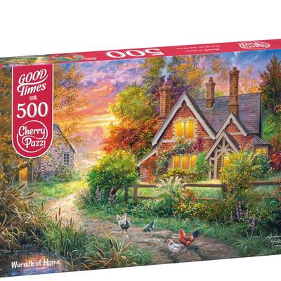 新品现货CherryPazzi樱桃波兰进口拼图500片 家的温暖20173