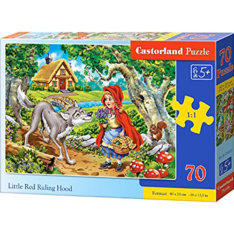 Castorland巧思 进口儿童拼图70片系列（88元任选3盒）