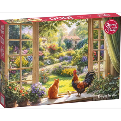 新品CherryPazzi樱桃进口拼图1000片 田园时光31360