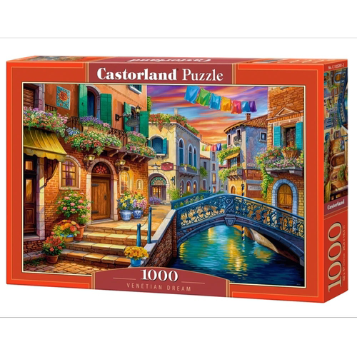 新品Castorland巧思进口拼图1000片梦幻威尼斯105281
