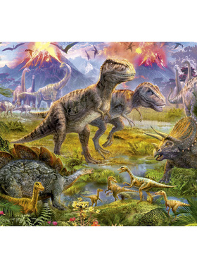 EDUCA 西班牙进口拼图500片 恐龙世界15969