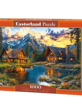 新品Castorland进口拼图1000片夏日傍晚105397