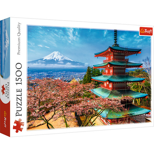 trefl波兰进口1500片富士山拼图