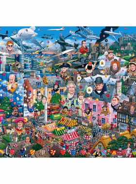 Gibsons英国进口拼图 1000片我爱系列 成年减压大型益智玩具礼品