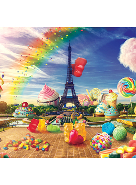 Trefl进口拼图1000片甜蜜巴黎 成年减压益智玩具礼品10597