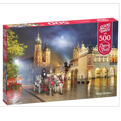 新品CherryPazzi樱桃进口拼图500片梦幻的克拉科夫20043