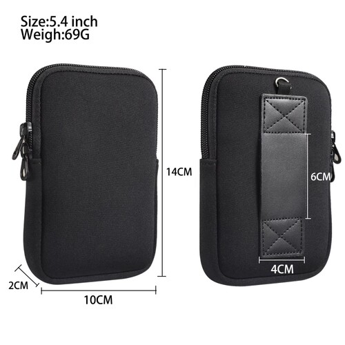 适用于iPhone Duo三星ZFold8阔折叠屏手机胸包弹力布防水皮套腰包