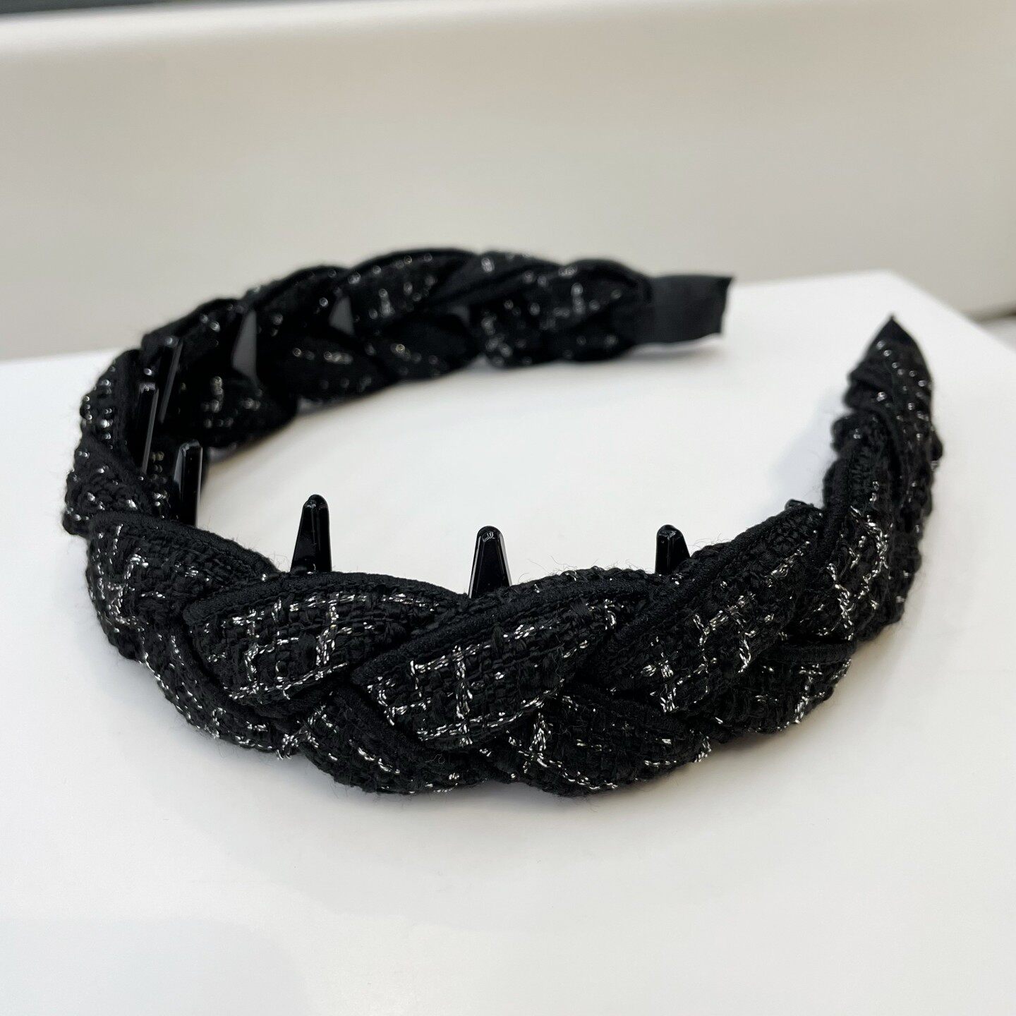 法式小香风麻花编织发箍韩国高级感带齿防滑头饰百搭头箍发卡发饰