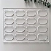 加厚12 椭圆加握边达克瓦兹马卡龙甜品烘焙工具网红家用 15mm经典