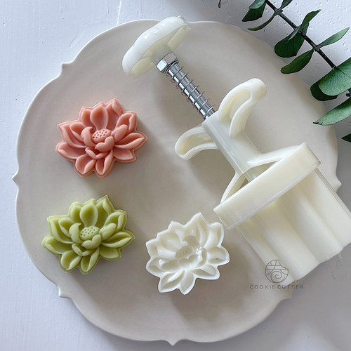ABS塑料月饼模具水芙蓉