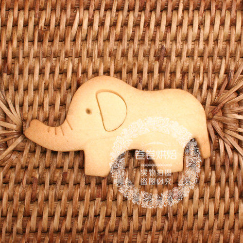 韩国定制大象小象糖霜翻糖创意饼干模切模烘焙工具