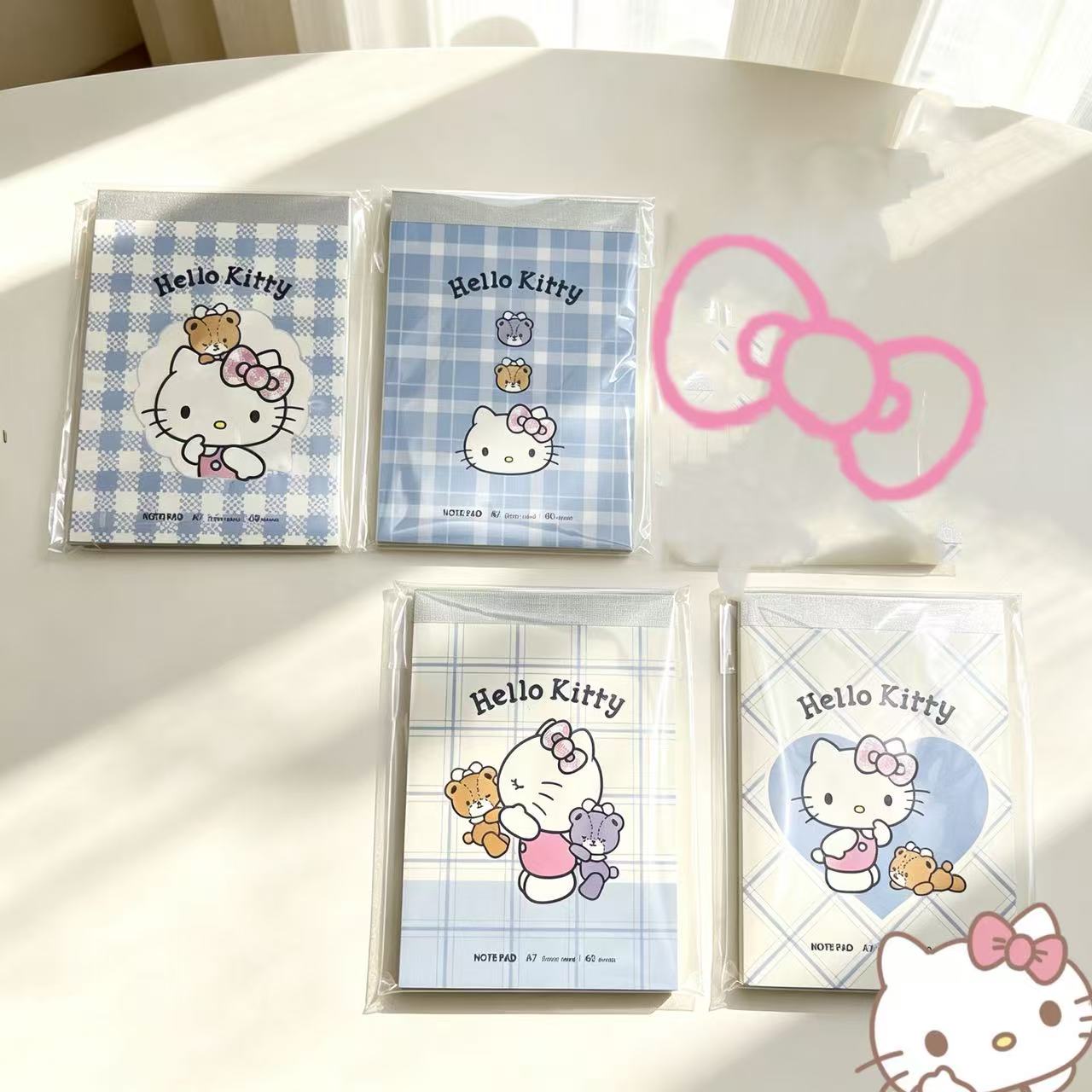 一正三丽鸥凯蒂猫HelloKitty可爱卡通笔记本学生便利贴记事