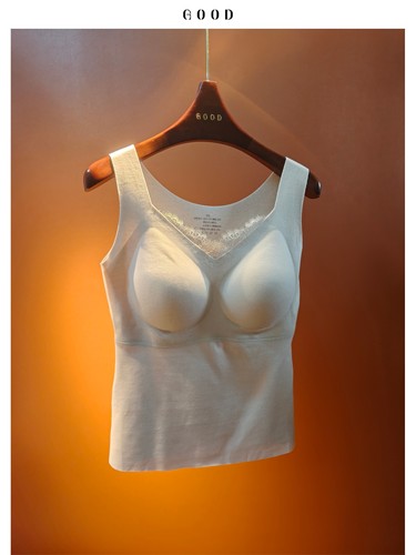 品质款带胸垫保暖背心