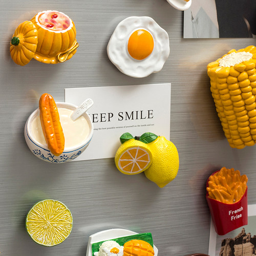 仿真美食冰箱贴磁贴立体创意装饰