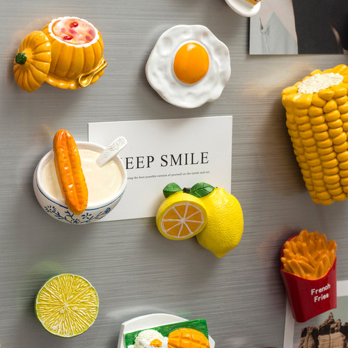 仿真美食冰箱贴磁贴立体创意装饰