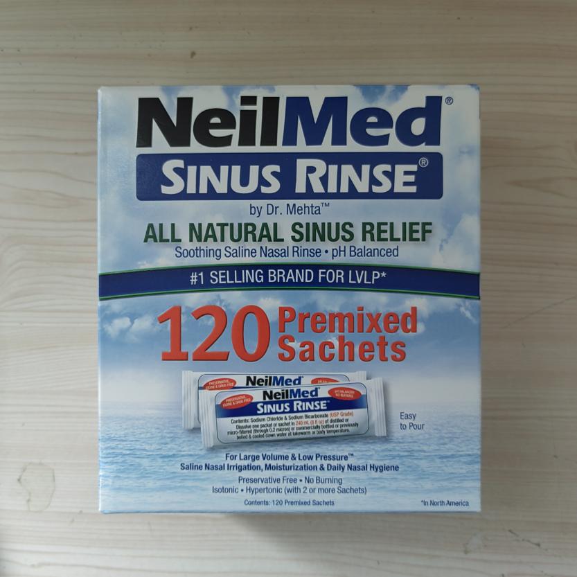 NeilMed清洗鼻腔洗鼻海盐250包