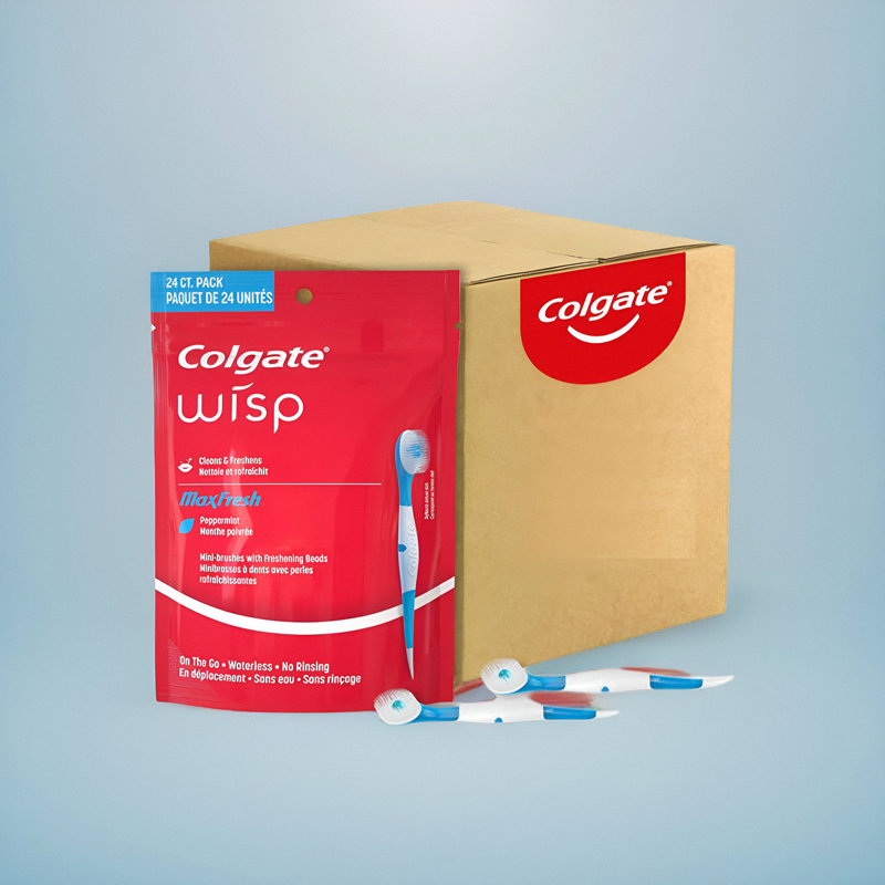美国Colgate高露洁爆珠迷你牙刷一次性小牙刷旅行便携带牙膏正畸