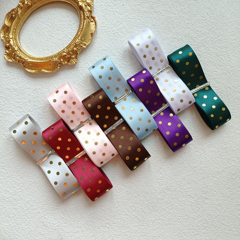 2.5cm烫金圆点织带 手工diy吧唧托丝带材料痛包装饰缎带拖尾带,饰品/流行首饰/时尚饰品新,其他DIY饰品配件,淘宝优惠券,粉丝福利购,淘宝优惠卷