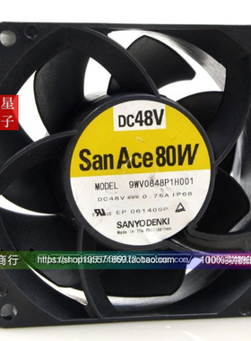 三洋 48V 0.75A 防水大风量风扇 9WV0848P1H001 Sanyo Denki