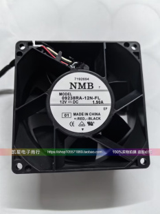 12V 9038 NMB FL原装 38MM 1.9A大风12V3线散热风扇92 12N 09238RA