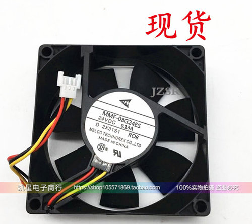 全新三菱 MMF-08G24ES-R08 变频器风扇 8CM 8025 DC24V 0.13A风扇