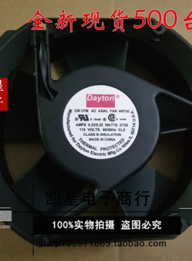 原装Dayton 239 CFM AC AXIAL FAN 4WT42A 115V 0.23/0.22A 风扇