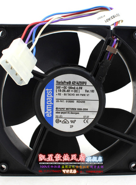 4214/2HPU全新ebmpapst 12038 24V 0.19A 4线 防水散热风扇