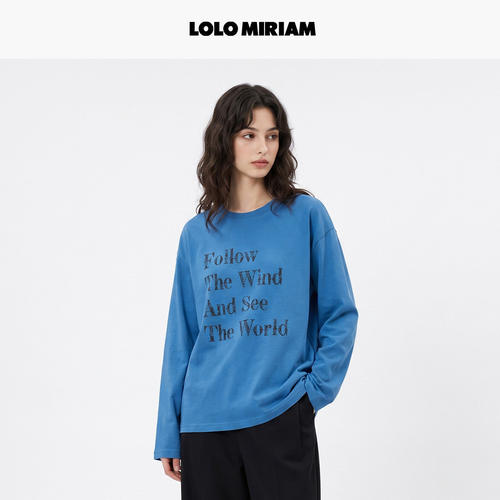 LOLOMIRIAM26秋圆领长袖T恤