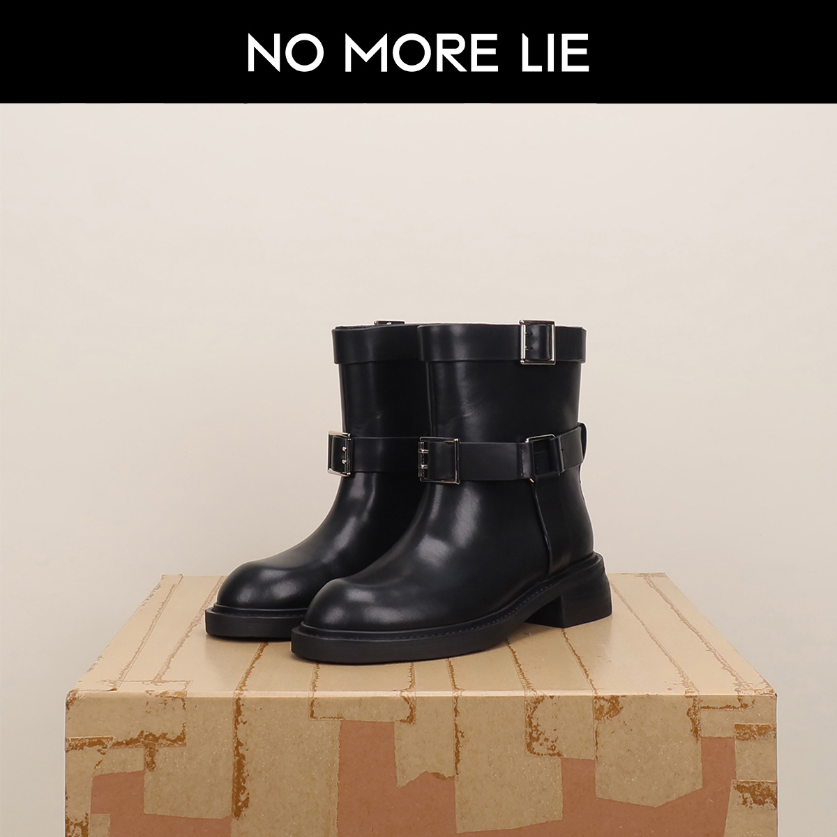 直述NoMorelie骑士靴短靴长靴