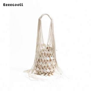胡可的买手店 Eeeecooll设计款流浪风编织网兜