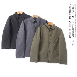 翻领纽扣宽松潮流薄款 新款 棉衣夹克 男女休闲棉服秋冬季 G4598时尚