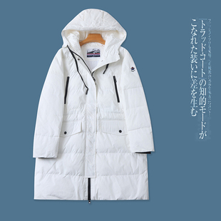 外贸欧洲站中长款女士棉衣冬季新款连帽时尚宽松大码保暖休闲棉服