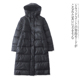 立领连帽加厚保暖时尚 CC5103外贸欧美单女士长款 过膝棉衣冬款 棉服