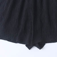 N5298 Foreign trade European and American single fashion women's shorts Summer new style elastic waist pleated design loose wide-leg pants thumbnail 5