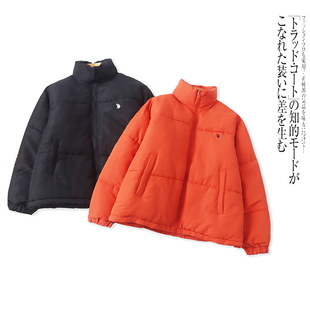 立领宽松加厚面包服棉衣 新款 H4278外贸日单情侣款 休闲棉服冬季