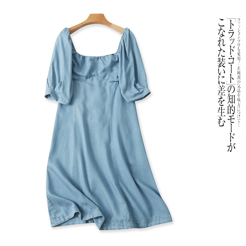 外贸欧美单甜美女生连衣裙新款一字肩减龄洋气修身显瘦中长裙