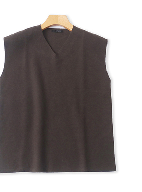 A9465外贸欧美单女士针织马甲新款V领套头时尚百搭毛衣背心马夹