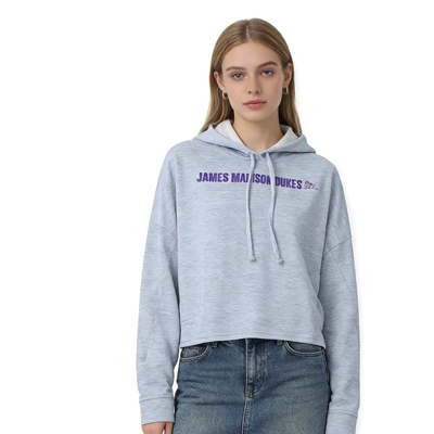 F5855外贸欧美学院风女生短款卫衣新款连帽套头字母印花休闲上衣