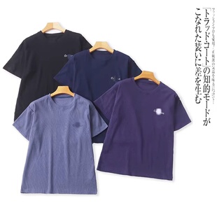 A5130外贸日单女士短袖 圆领套头字母印花宽松百搭上衣 T恤春夏新款