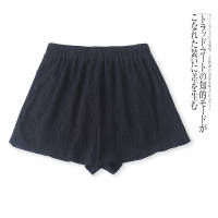 N5298 Foreign trade European and American single fashion women's shorts Summer new style elastic waist pleated design loose wide-leg pants thumbnail 2
