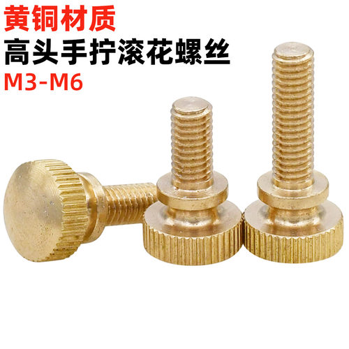 金固盈铜平头手拧螺丝
