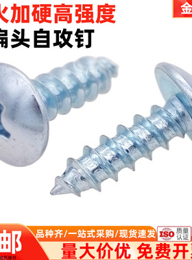 金固盈镀锌大扁头自攻钉M2.9M3.5M3.9M4.2M4.8M5M6.3加硬大头螺丝