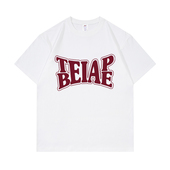 重磅230g潮服字母印花 T恤 BRSLAB 纯棉港风复古短袖