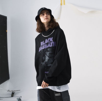 潮牌Ovdy假期主题卫衣连帽男女