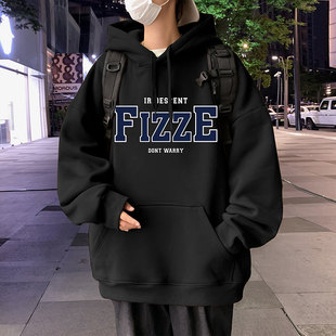 M012秋冬百搭帽衫 撞色印花加绒连帽卫衣 2023AW BRSLAB