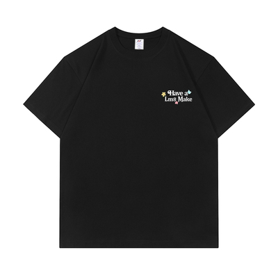 印花吸汗复古重磅纯棉套头潮服