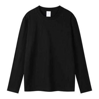 纯色纯棉时尚长袖T恤100209