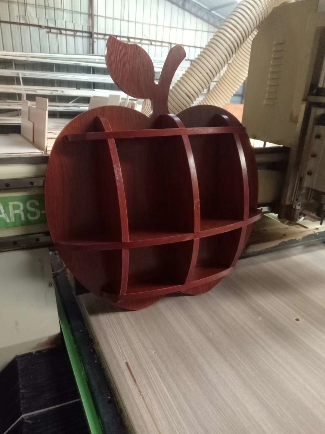 动物书架cad图纸动物书架NC路径海迅2019设计拆单效果图开料排版